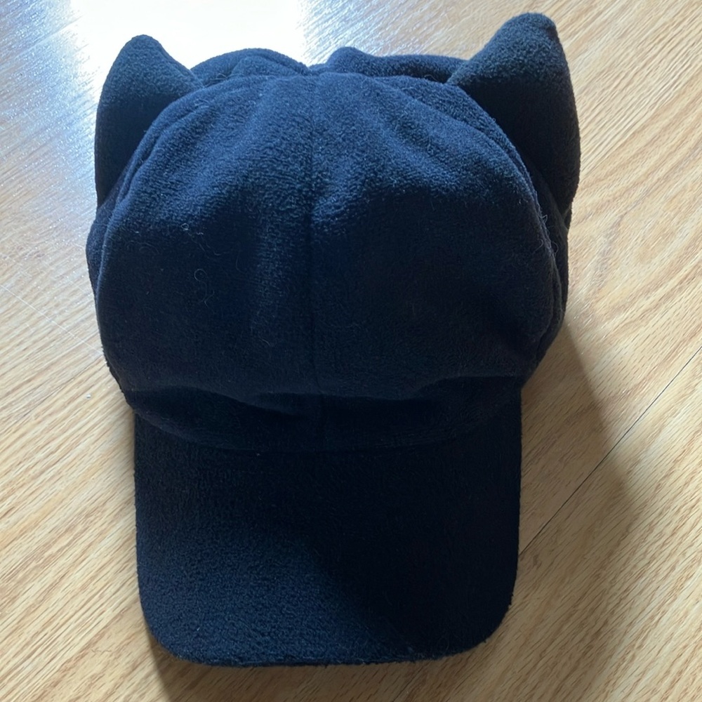 Source Unknown Black Cat Ear Hat